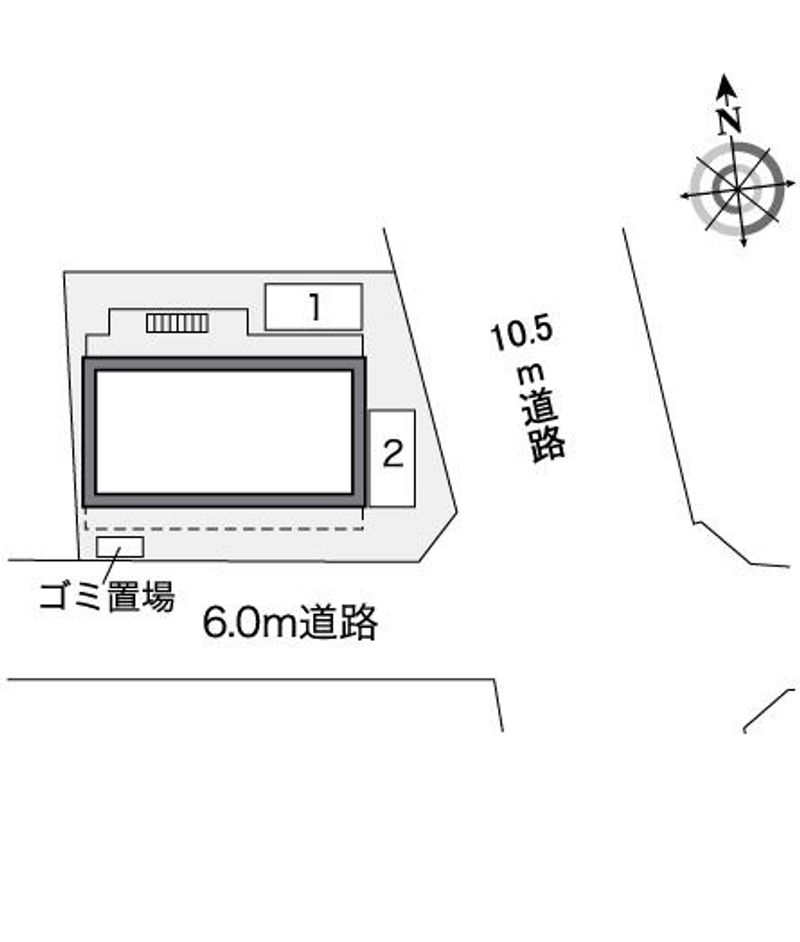 レオパレスメルナカヤ 配置図