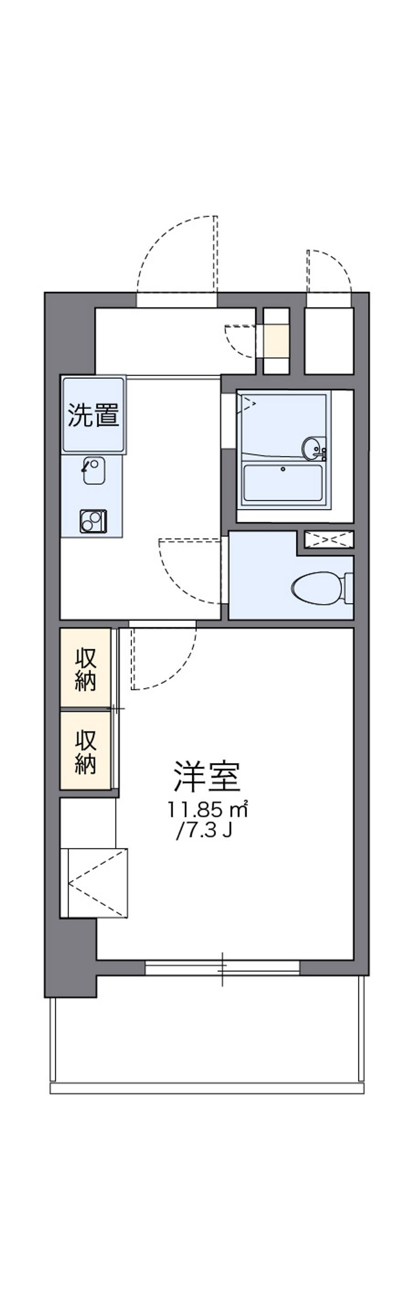 レオパレス伸夫 間取図