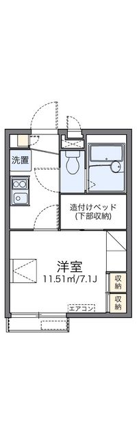 レオパレスストリームⅡ 間取り図