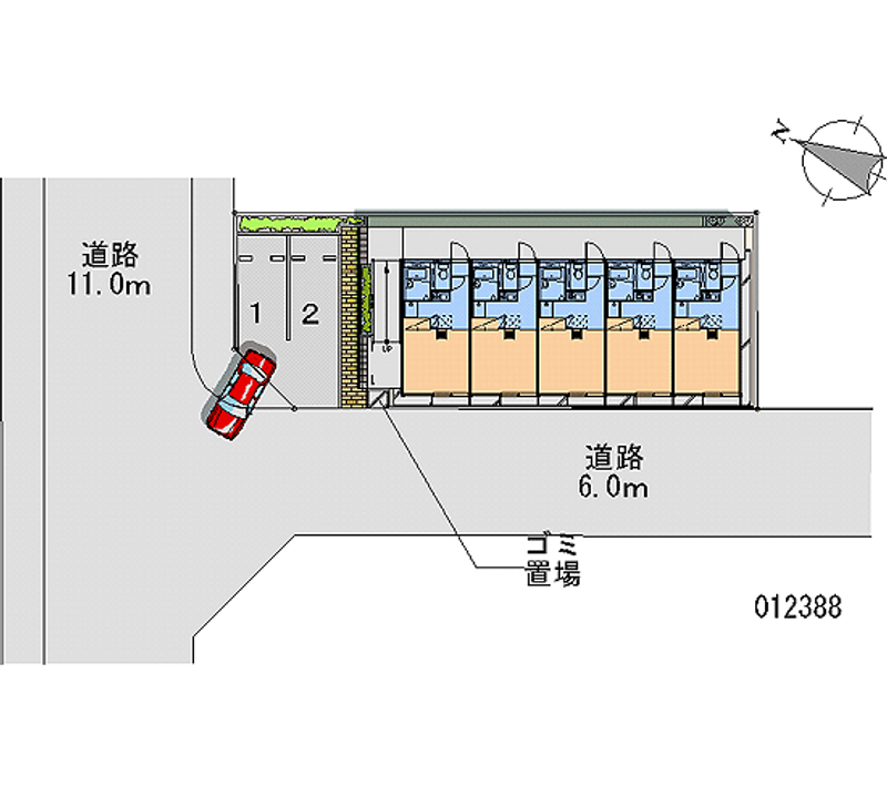 レオパレスアロー 月極駐車場