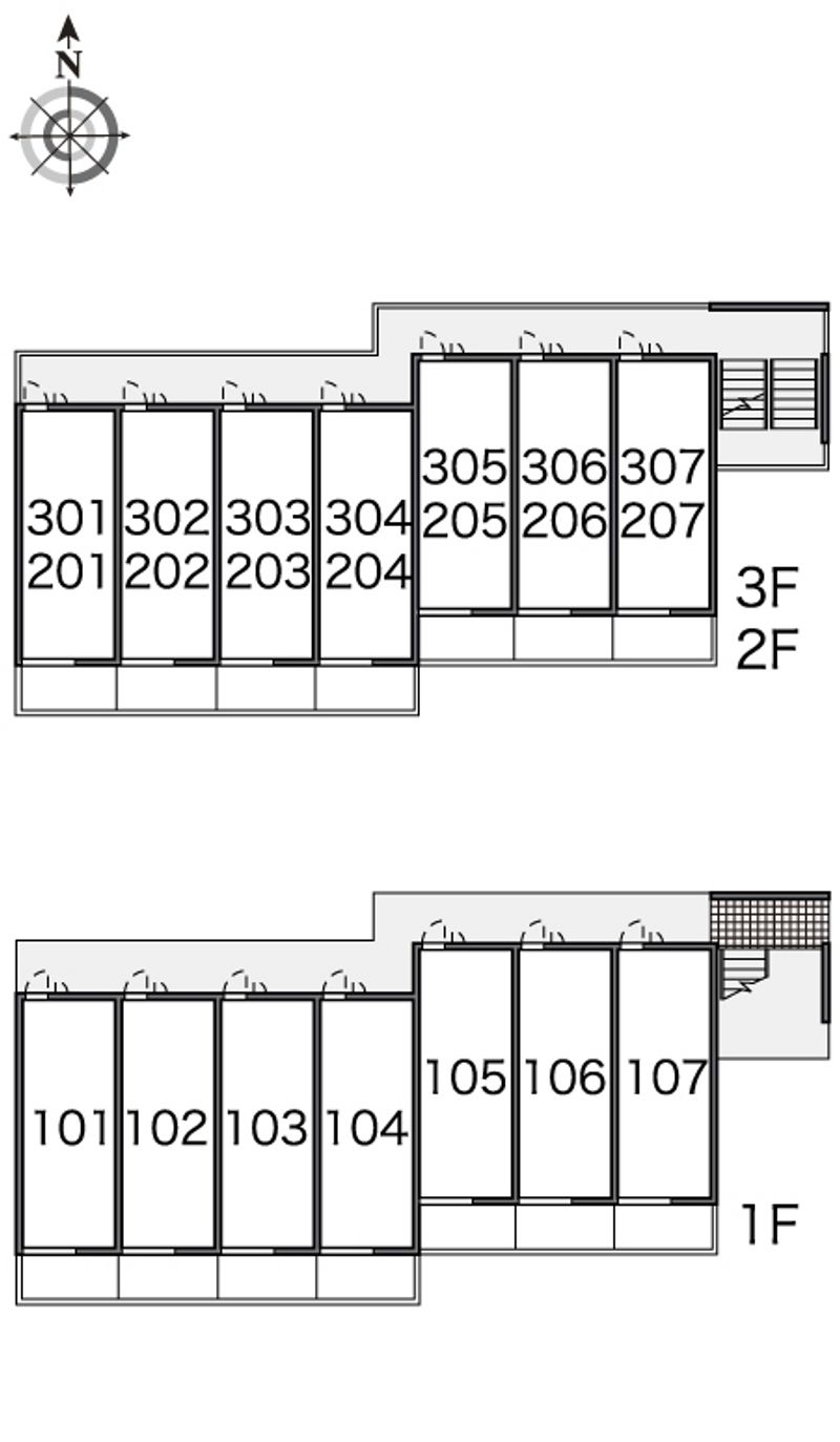 レオネクストひまわりⅡ 間取り配置図