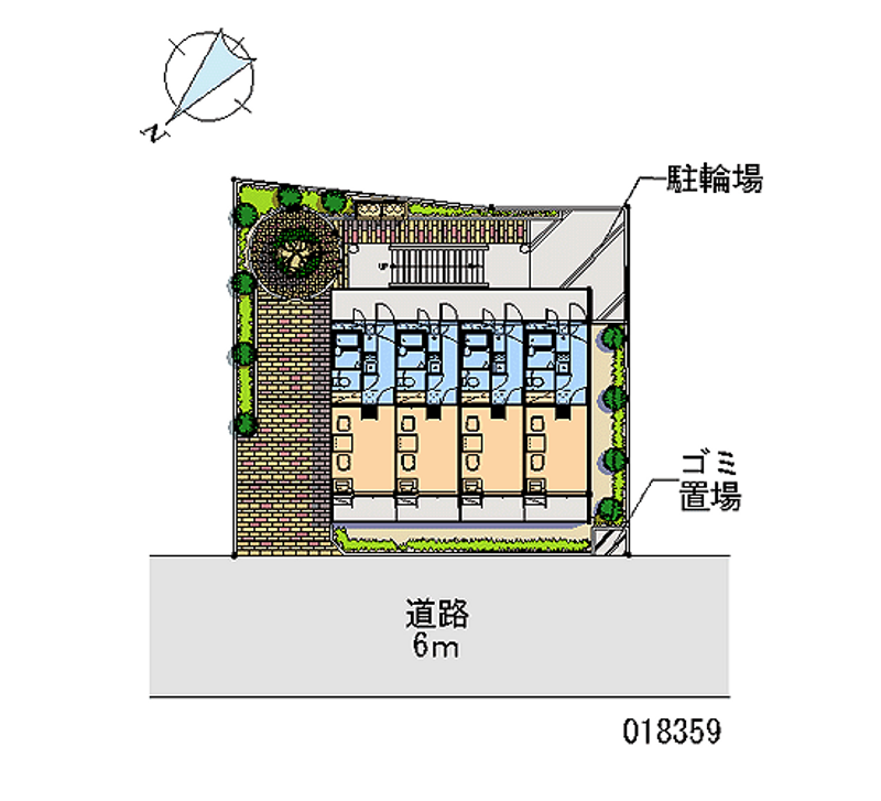 レオパレスリブ 区画図