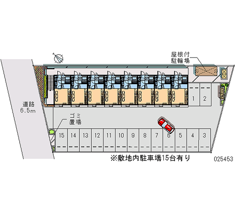 レオパレスグリーンハイツ　２ 月極駐車場