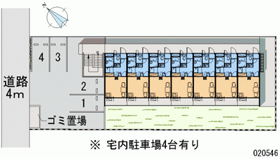 20546 Monthly parking lot