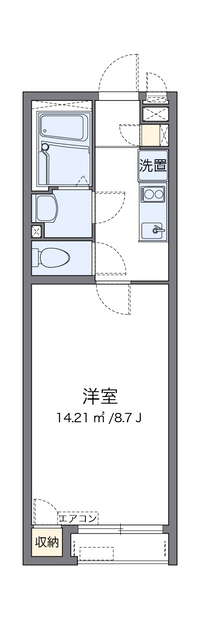 クレイノ高坂 間取り図