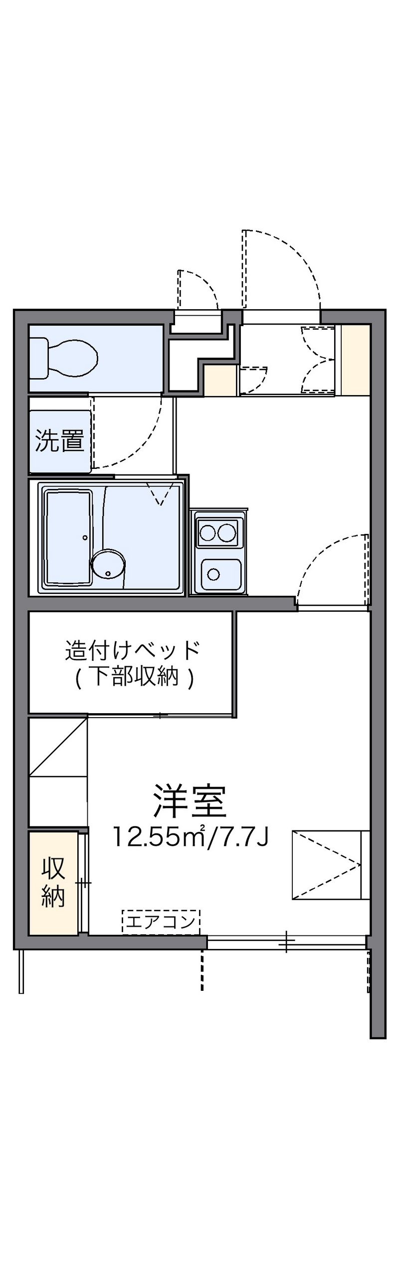 レオパレス翔 間取図