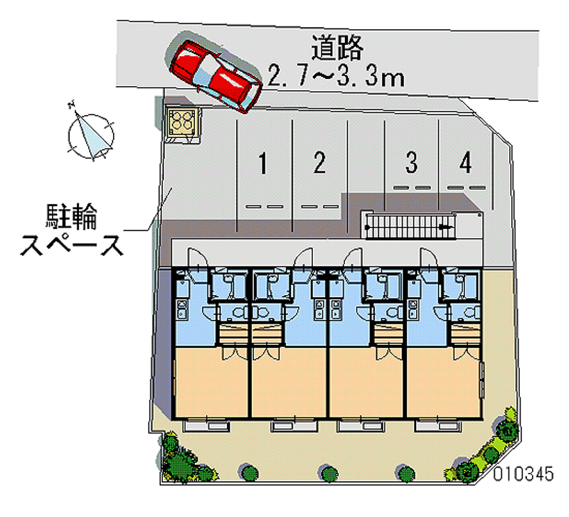 レオパレスサザンキャッスル 月極駐車場