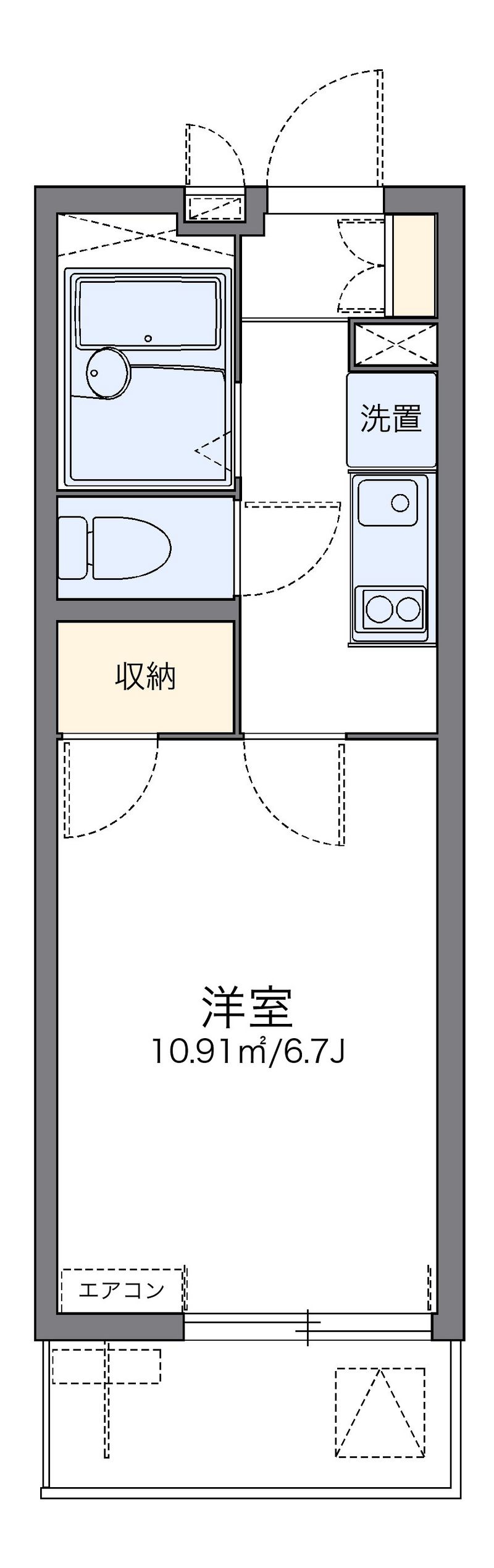 レオパレスフィーア 間取図