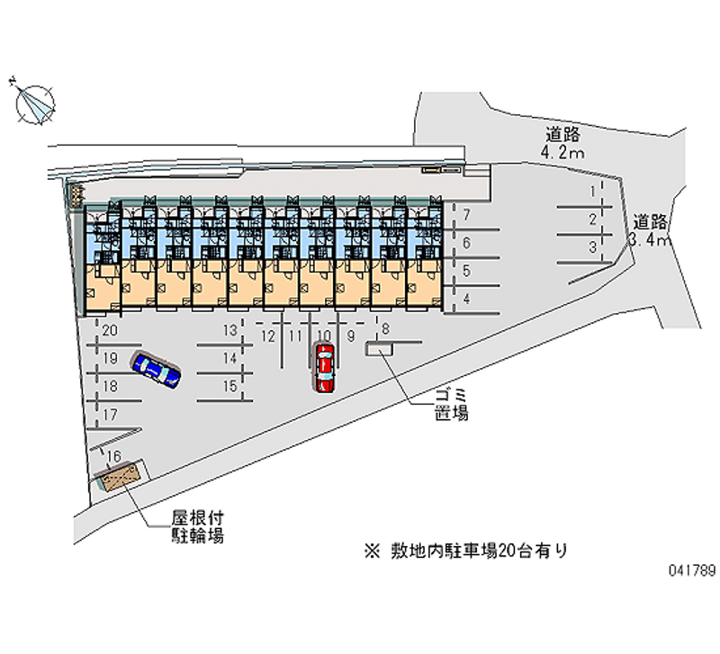 レオネクストときわ公園 月極駐車場