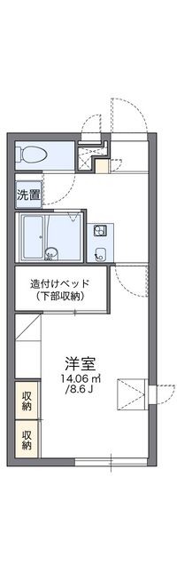 レオパレスＢＯＳＨＵＫＥ大久保 間取り図