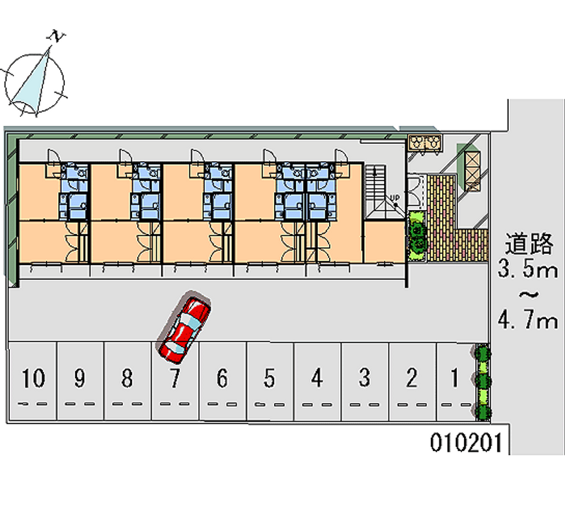 レオパレス新富士 月極駐車場