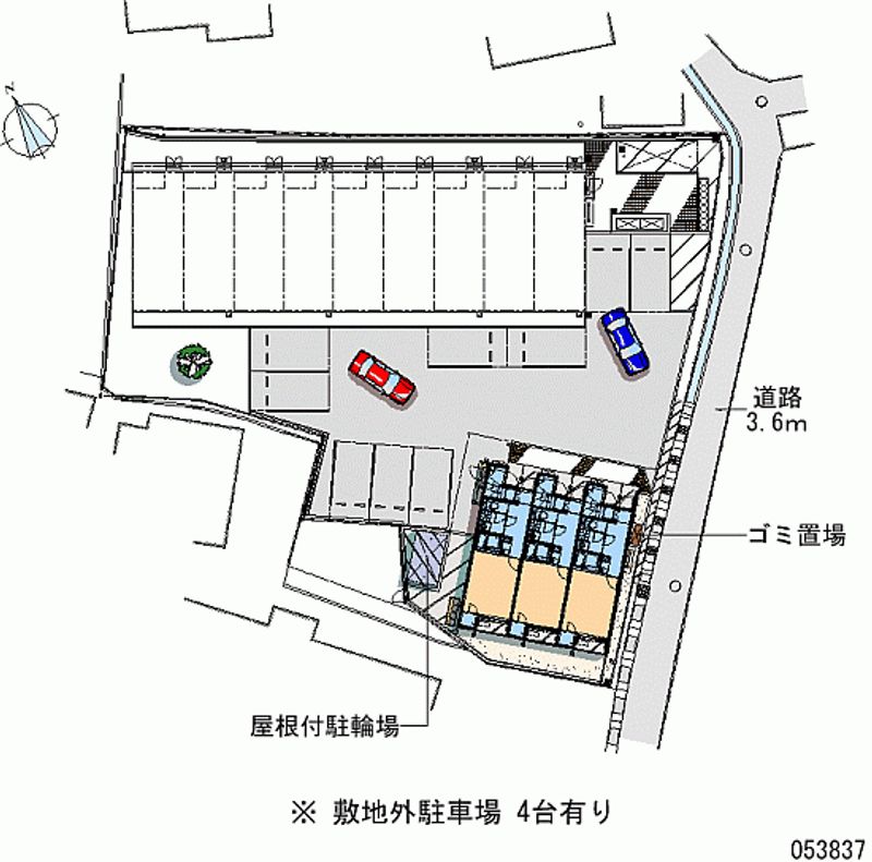 レオネクスト常隆 月極駐車場