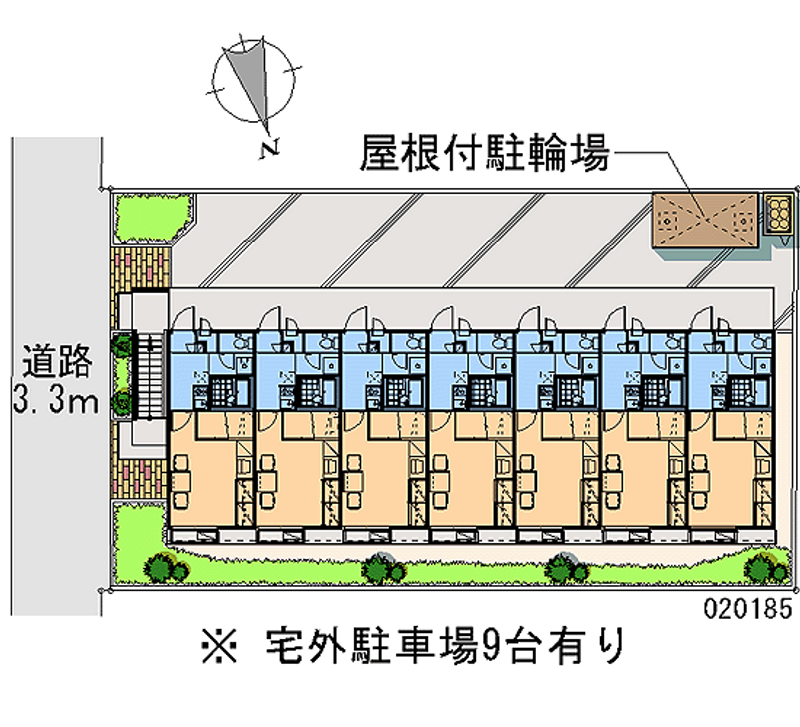 レオパレスＨｏｓｈｉｎｏ 月極駐車場