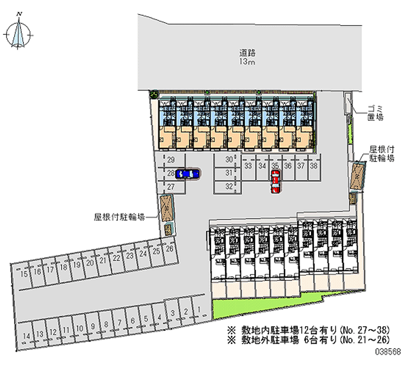 38568 Monthly parking lot