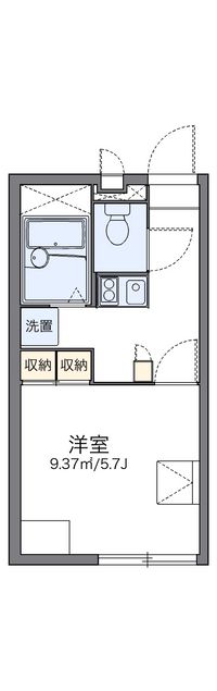 レオパレスエルミタージュ 間取り図