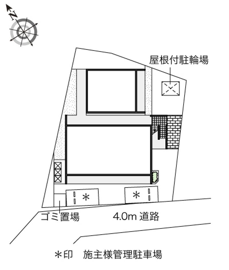 レオパレス牧志 配置図