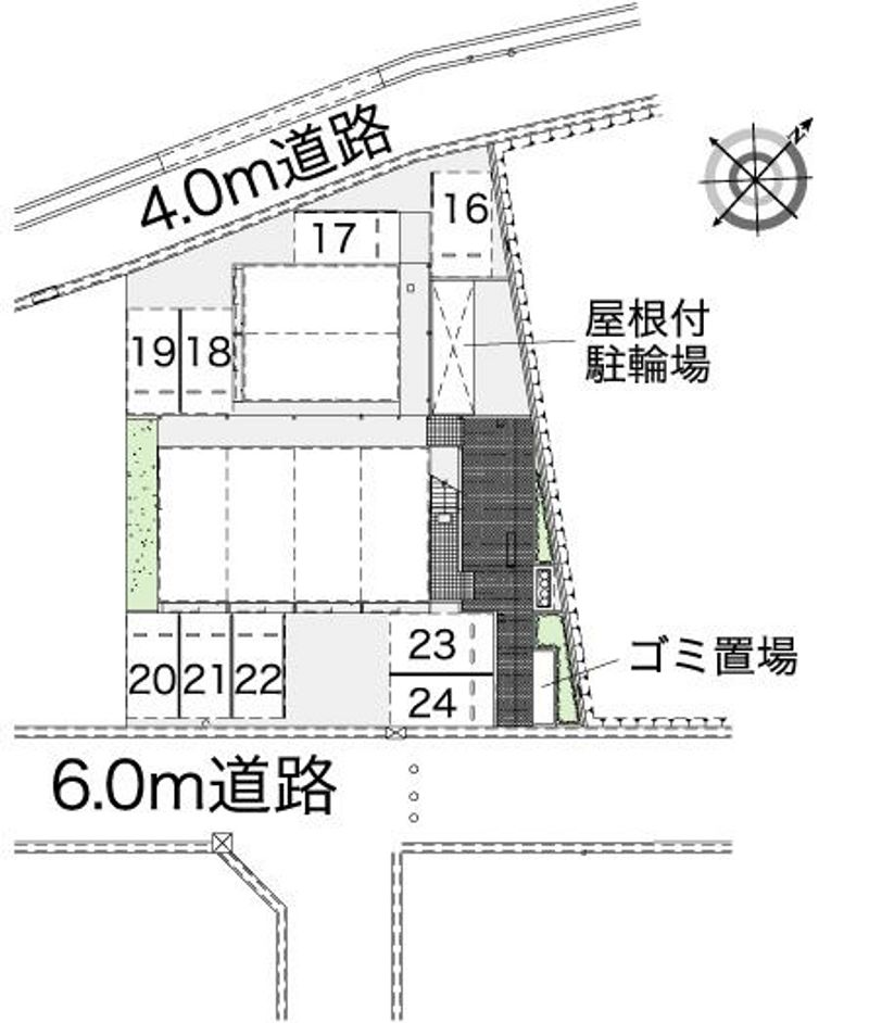 レオパレスリフジワラ 配置図