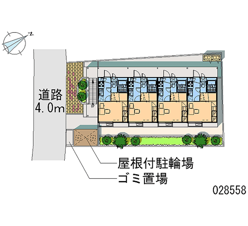 レオパレス佐藤マンション 区画図