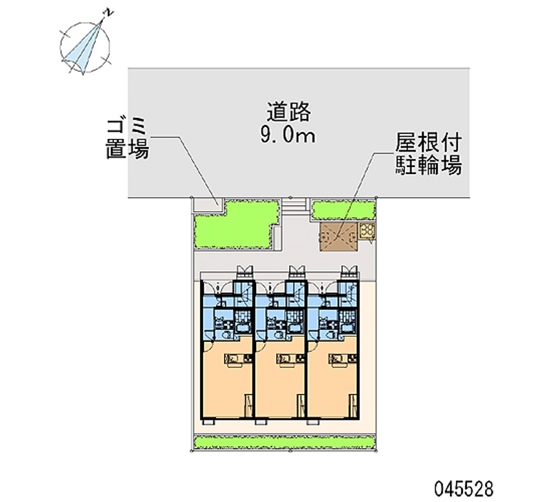 レオネクストソレイユ柏Ⅱ 区画図