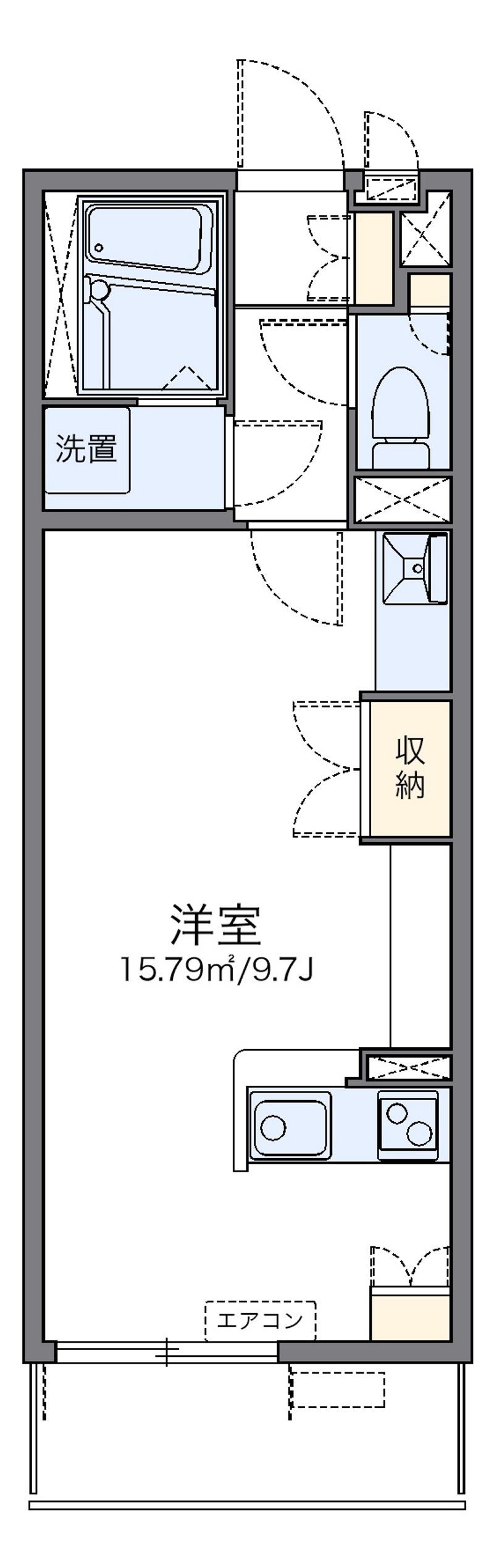 レオネクストＨａｐｐｉｎｅｓｓ 間取図