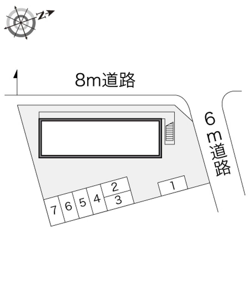 レオパレス大木曽 配置図