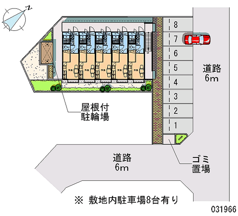 レオパレス志貴崎 月極駐車場