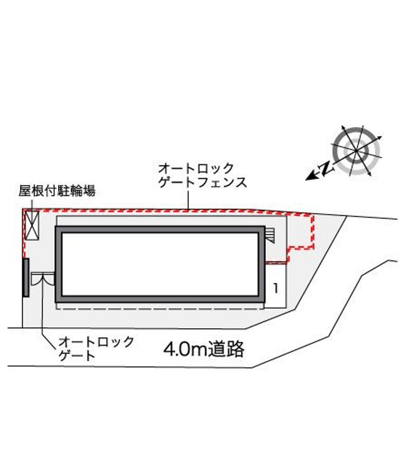 レオパレスグリーンシャルマン 配置図