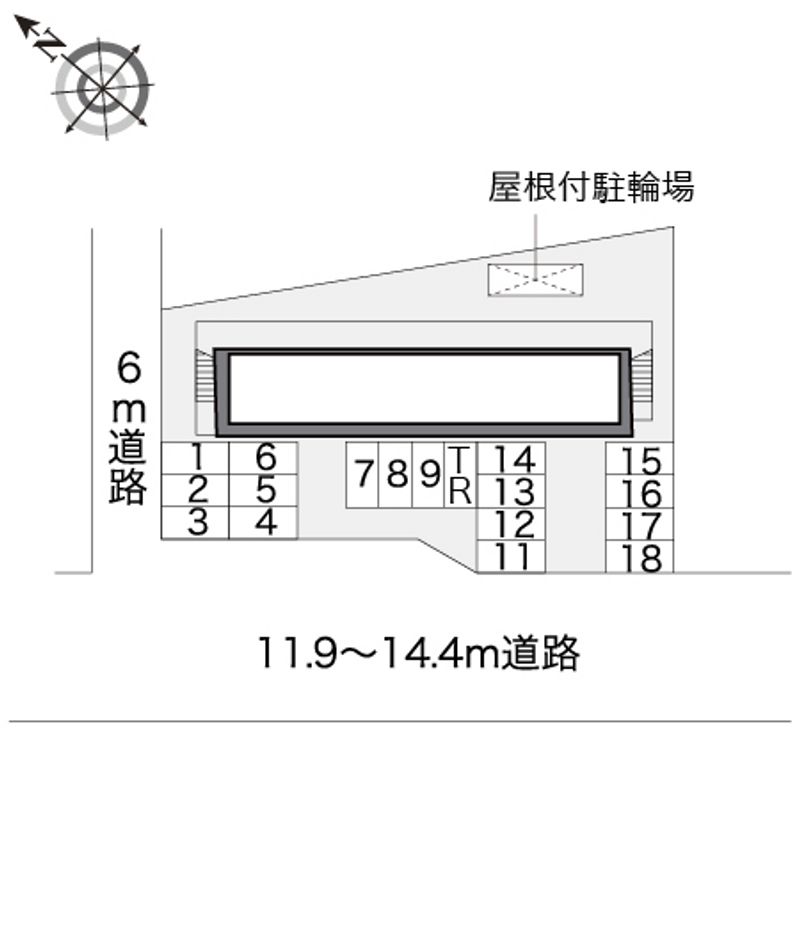 レオパレスソフィア 駐車場