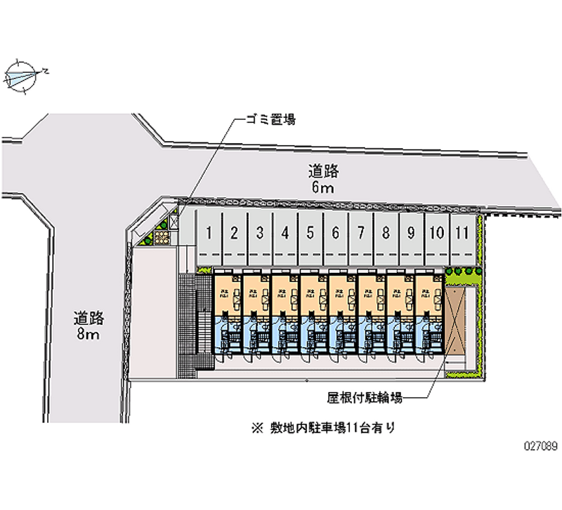 レオパレスホクト 月極駐車場