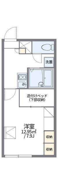 レオパレスサミット花和 間取り図