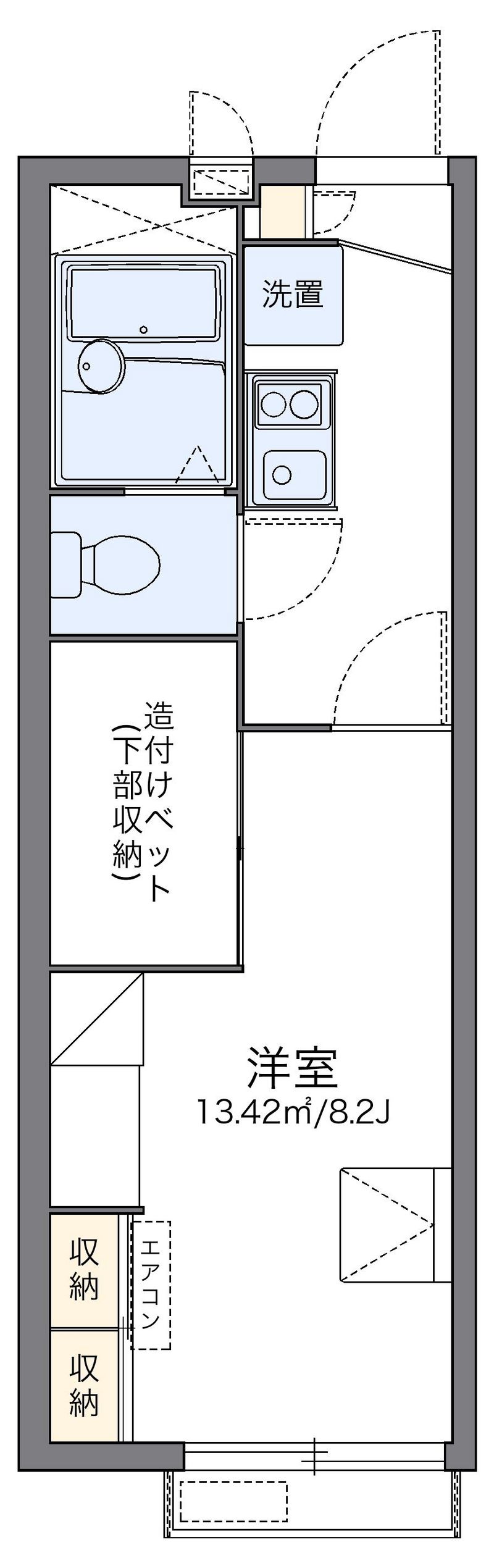レオパレス和 間取図