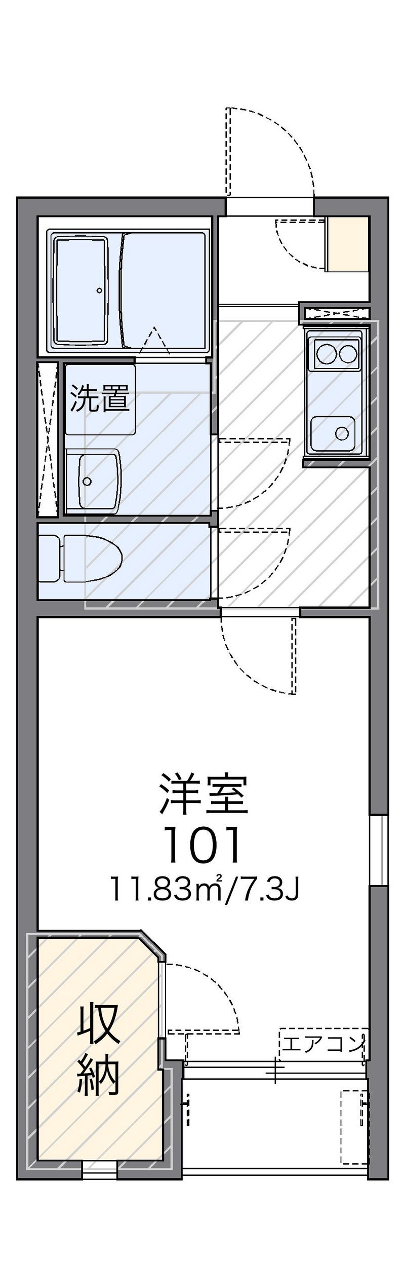レオネクストきずな 間取図