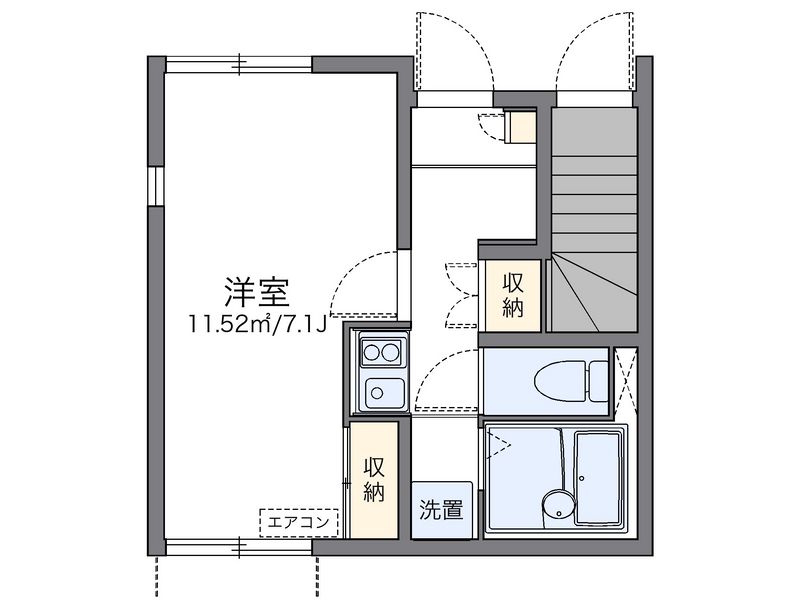 レオネクストカーサ　モルゲン 間取図