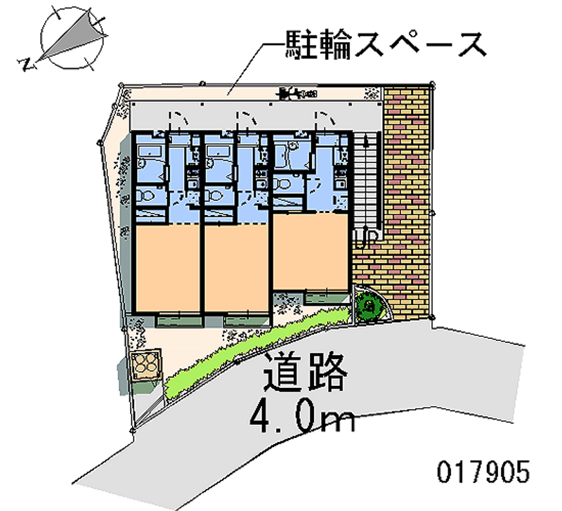 レオパレスパークサイド 区画図