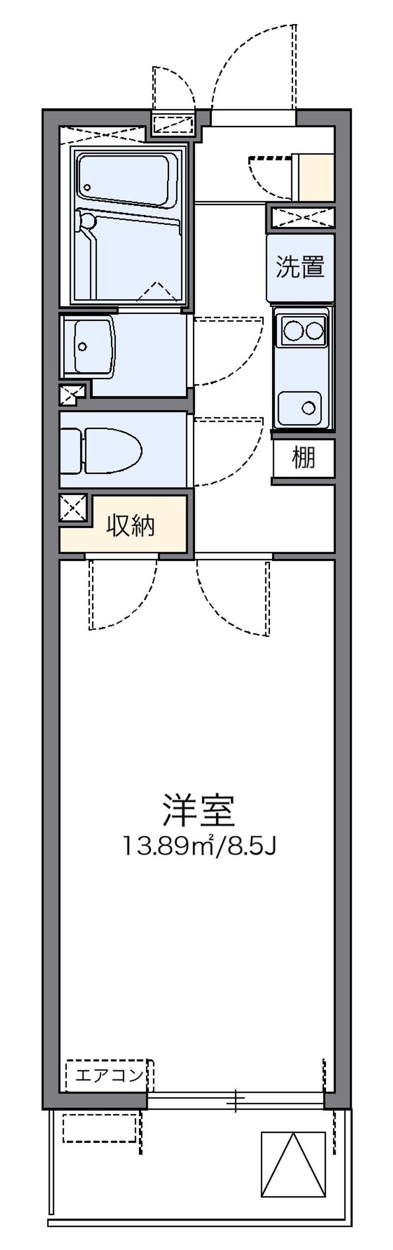 レオネクスト八重 間取図