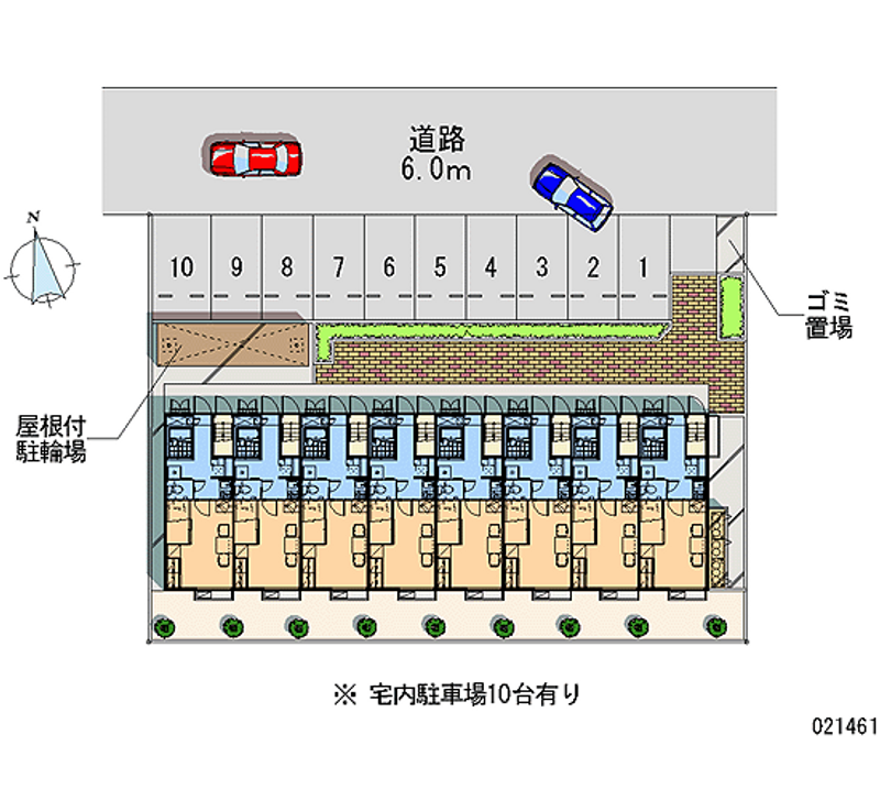 21461 bãi đậu xe hàng tháng