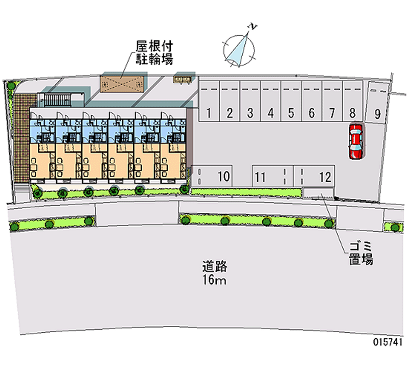 レオパレスオア−ゼ・メゾン 月極駐車場