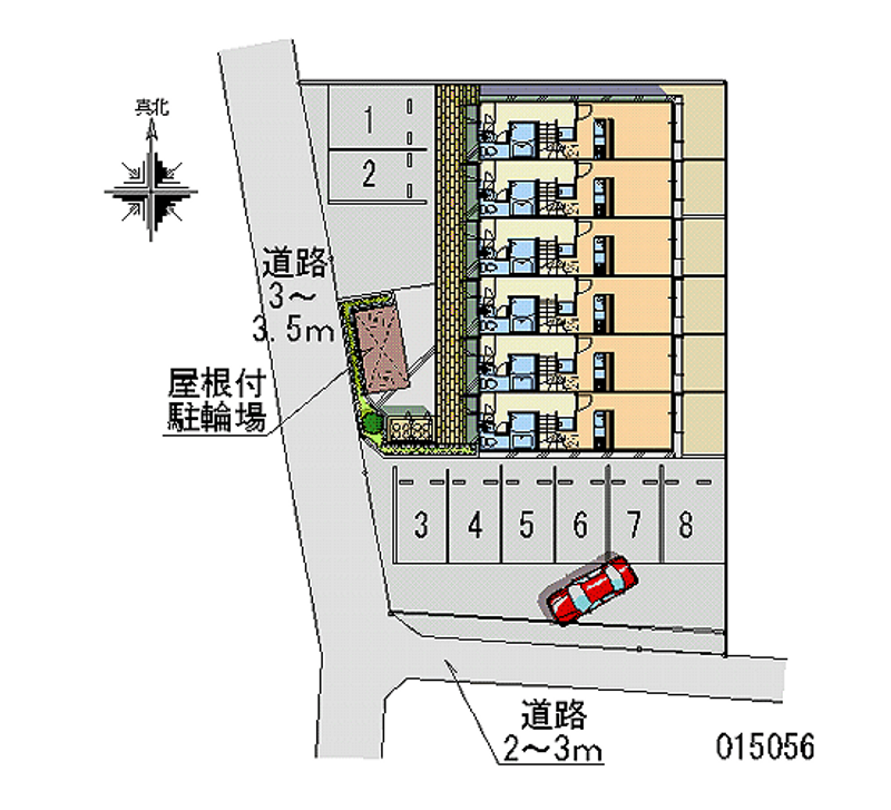 15056 Monthly parking lot