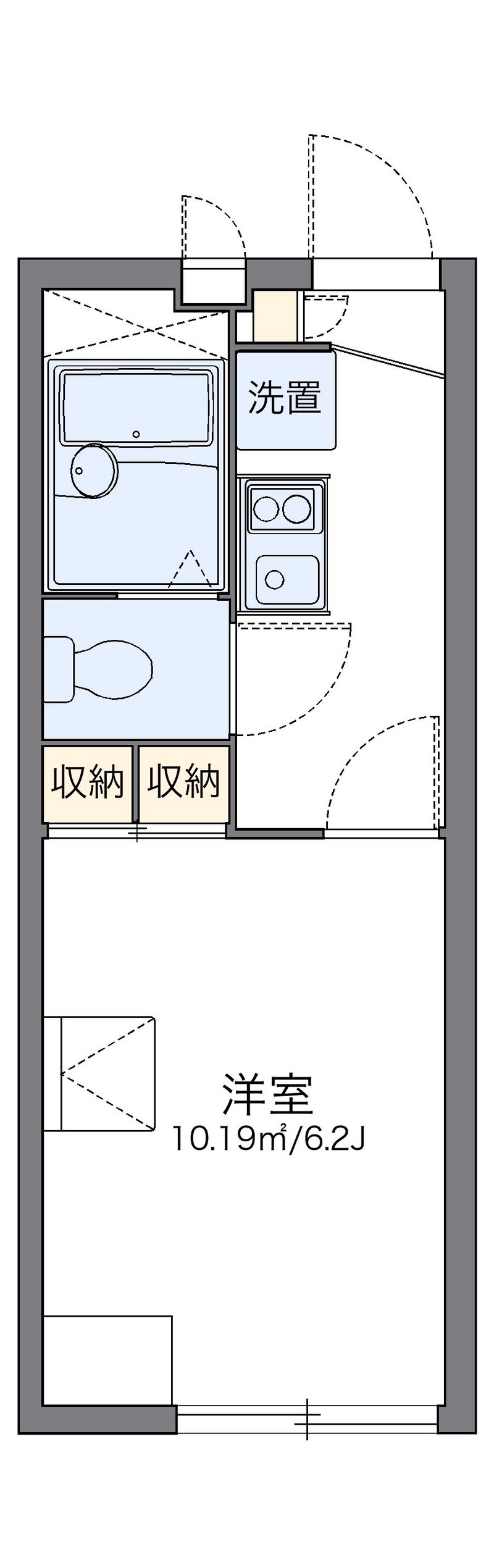 レオパレスＲＥＤ　ＥＣＨＯ 間取図