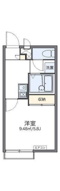 レオパレス六甲ＥＡＳＴ 間取り図