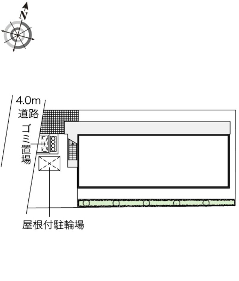 レオパレスＪ　Ｋクローバー 配置図