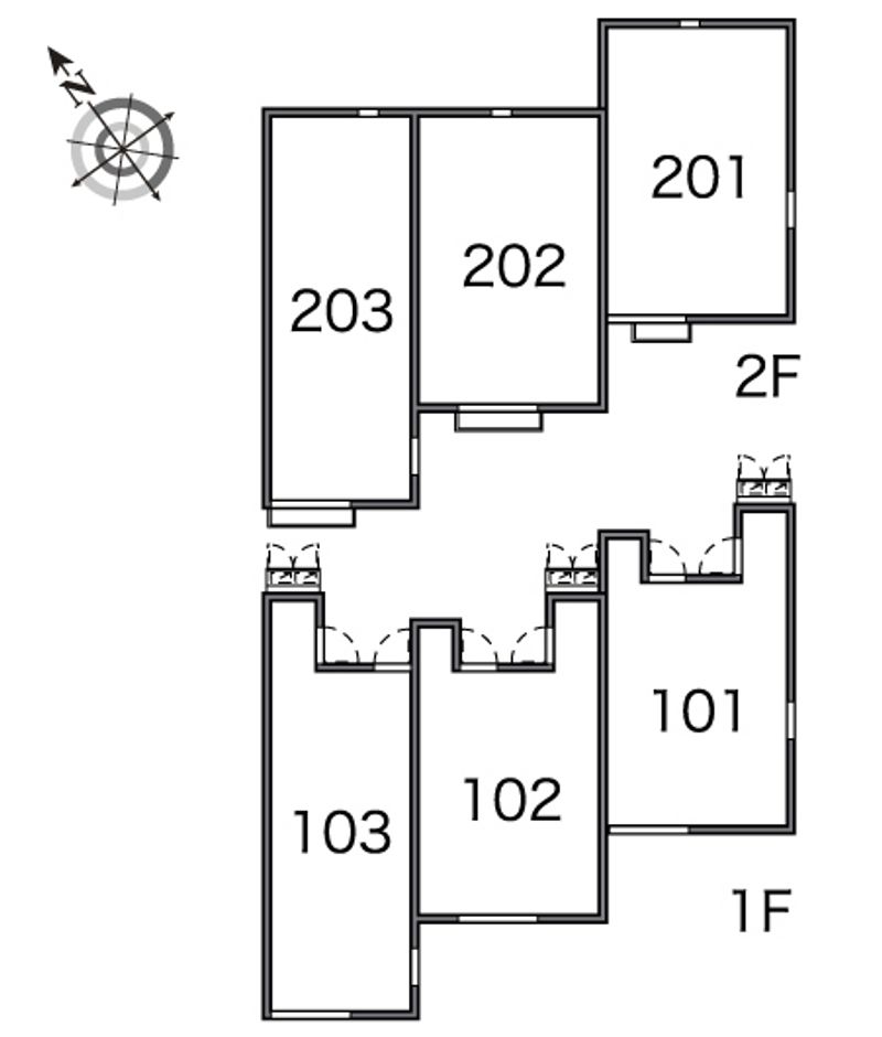 レオネクストルミエール西台Ⅱ 間取配置図
