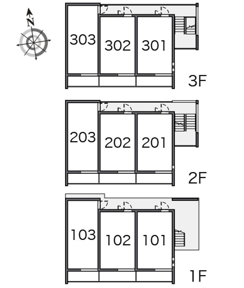 クレイノＭＵＬＢＥＲＲＹ 間取配置図