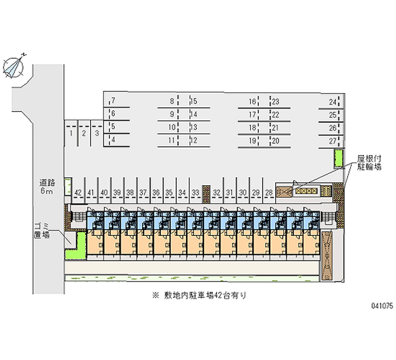 41075 Monthly parking lot