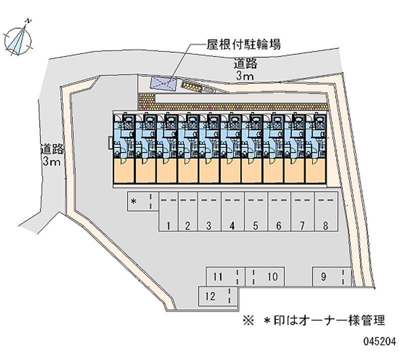 45204 Monthly parking lot