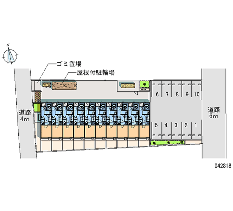 42818 bãi đậu xe hàng tháng