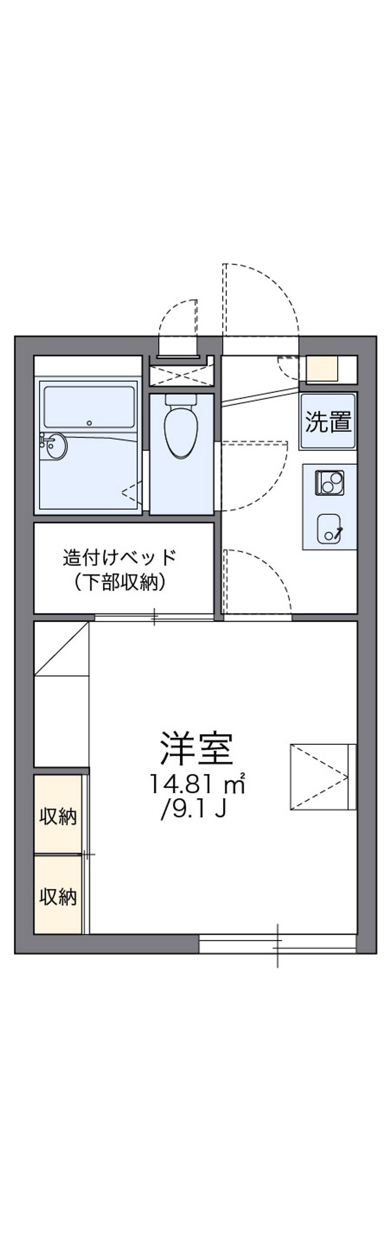 レオパレス桜 間取図
