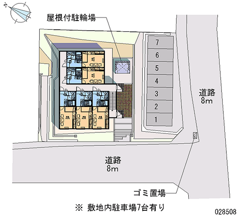 28508 Monthly parking lot