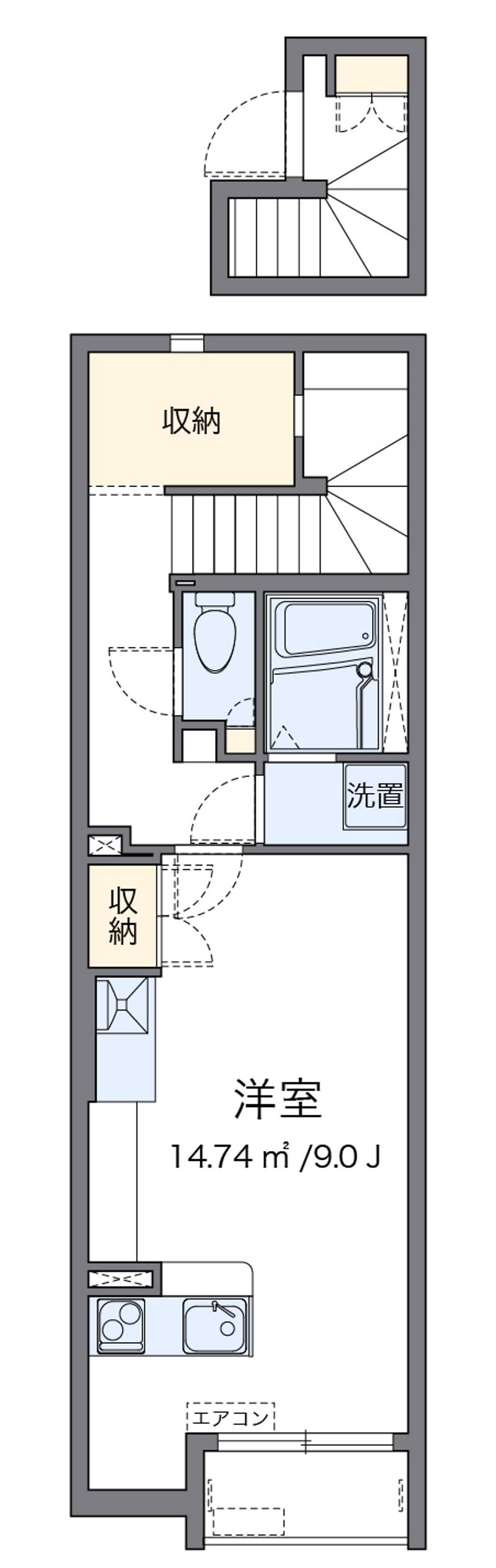 ミランダファルコナーⅠ 間取図