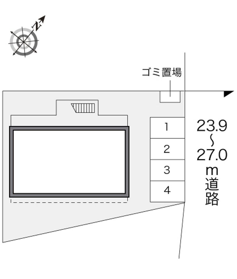 レオパレスピュア 配置図